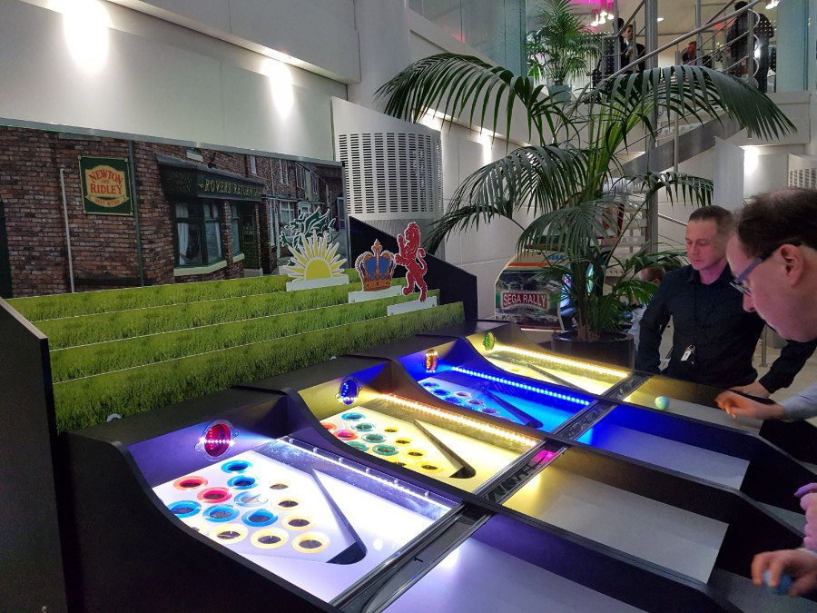 Interactive games for corporate events