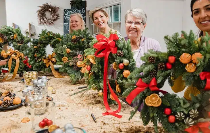 Wreath making Workshop Virtual Christmas AXuWR