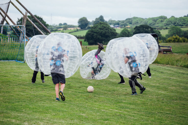 Zorb Football Action