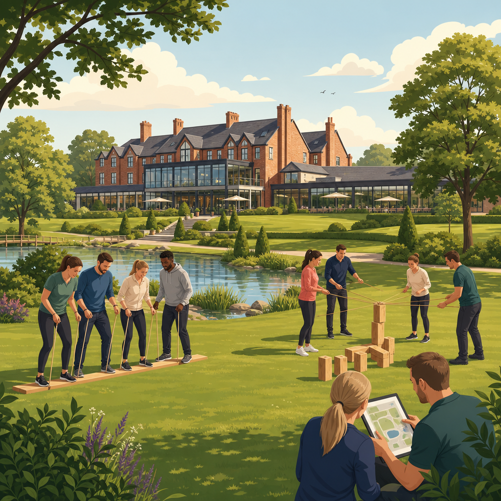 Illustration of Carden Park, Chester, team building venue in Chester, Cheshire