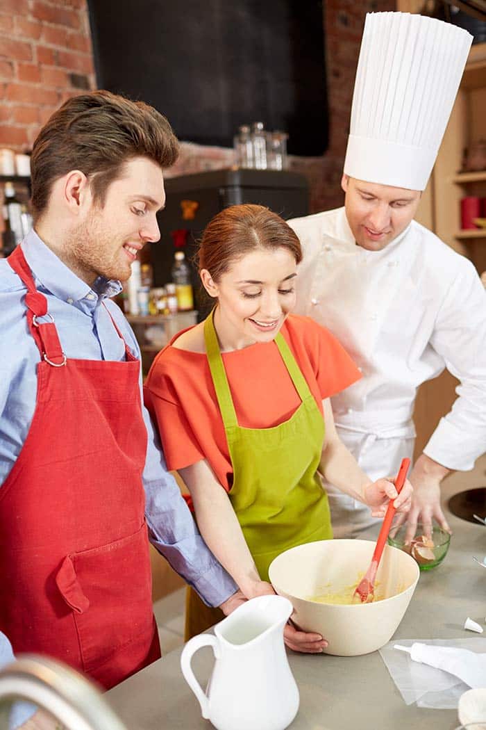 corporate cooking team building