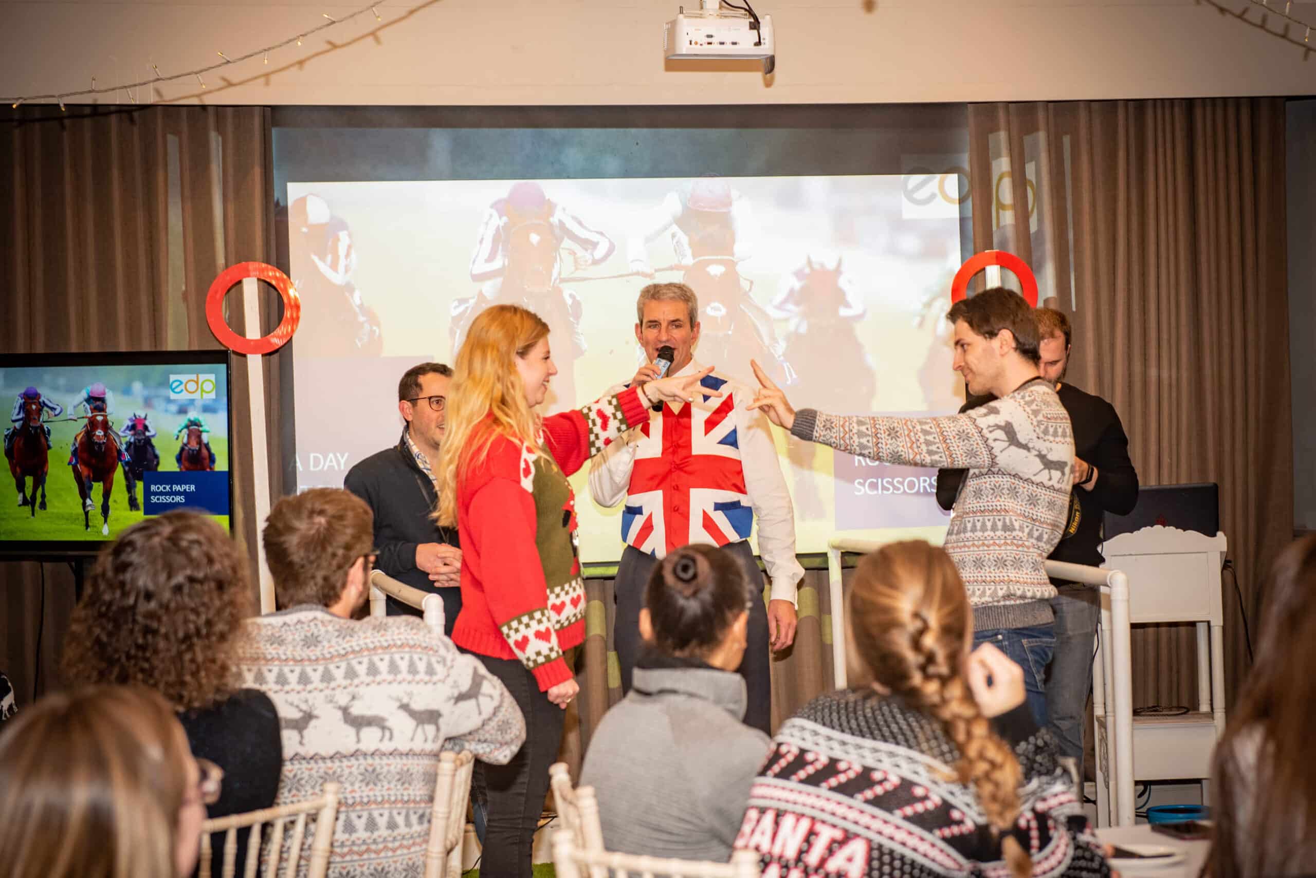 corporate horseracing event