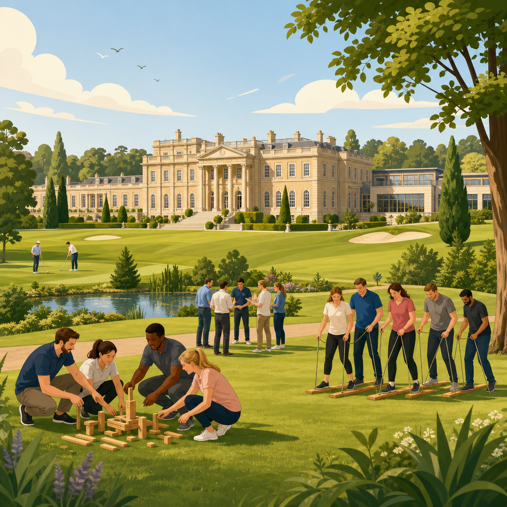 Illustration of Luton Hoo Hotel, Golf & Spa, Luton, team building venue in Luton, Bedfordshire