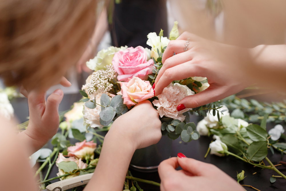 Master,Class,On,Making,Bouquets,For,Kids ,Spring,Bouquet,In