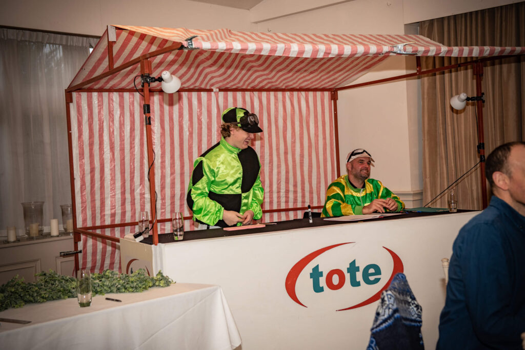 tote booth race event